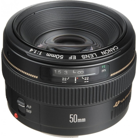 Pilt esemest 'Canon EF 50mm f/1.4 USM objektiiv'.