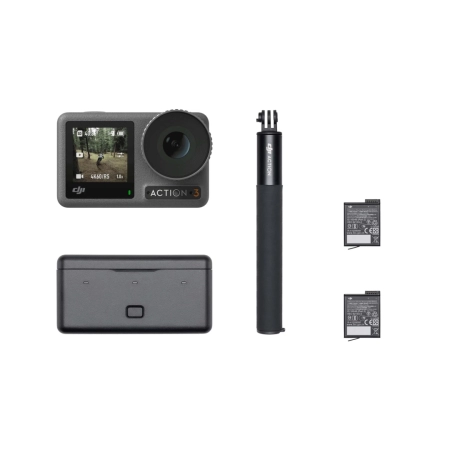 Pilt esemest 'Seikluskaamera DJI Osmo Action 3 Adventure Combo'.