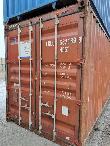 Pilt esemest 'Merekonteiner / Shipping container 40''.