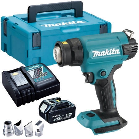 Pilt tootest 'Makita akukuumapuhur 18V 550 °C'.