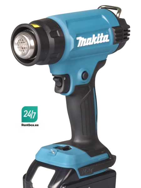Pilt tootest 'Makita akukuumapuhur 18V 550 °C'.