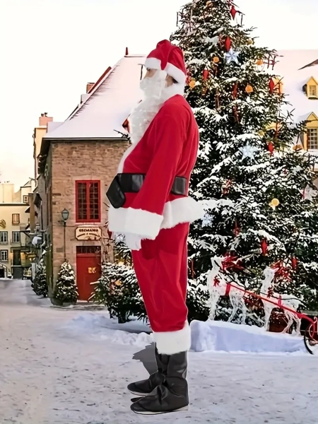 Pilt tootest 'Jõuluvana kostüüm (Lasnamäe Prisma välisukse juures)'.