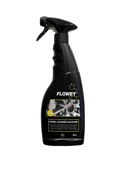 Veljepuhastusvahend aluseline FLOWEY 1.1 WHEEL CLEANER ALKALINE 500ML +2€ tasuta pesuaega